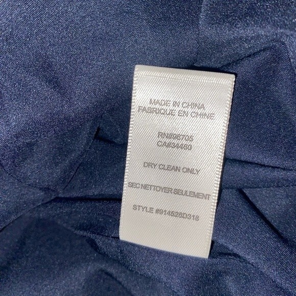 REBECCA TAYLOR Navy Black Skater Dress - Picture 6 of 6